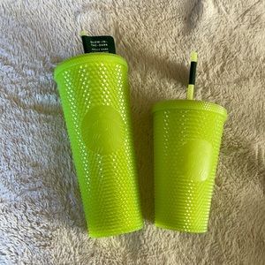 Starbucks glow in the dark studded tumblers